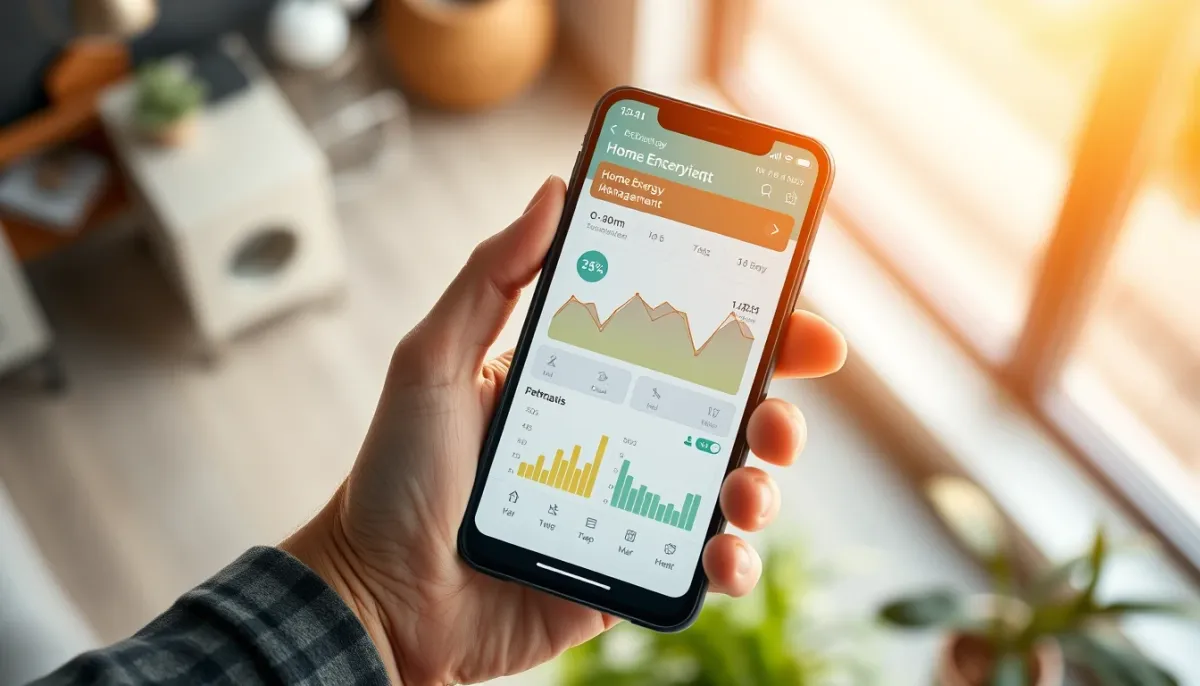 Application de gestion énergétique pour comparer les coûts de chauffage