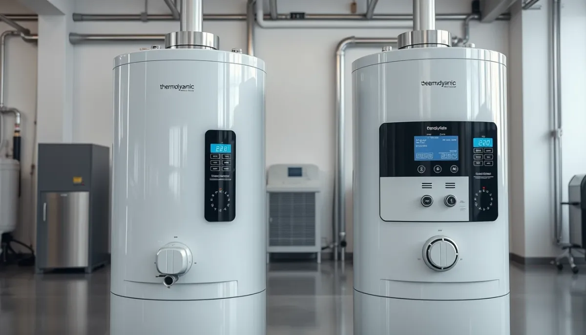Comparaison côte à côte des chauffe-eau thermodynamiques Thermor Aeromax 5 et Aeromax 6