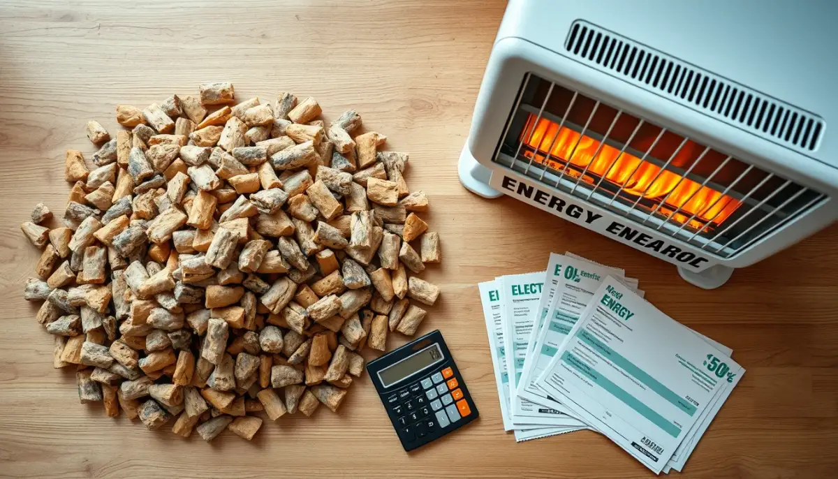 Comparaison des coûts entre granulés de bois et électricité avec calculatrice et factures